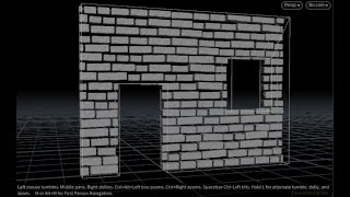 Brick Wall / Tiling Geometry Houdini HDA | Jacob Titheridge