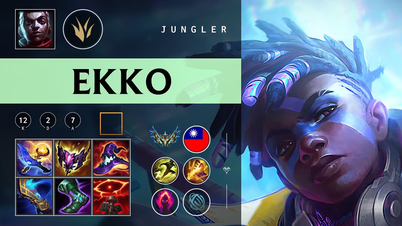 Ekko Jungle vs Graves - TW Challenger Patch 26.02