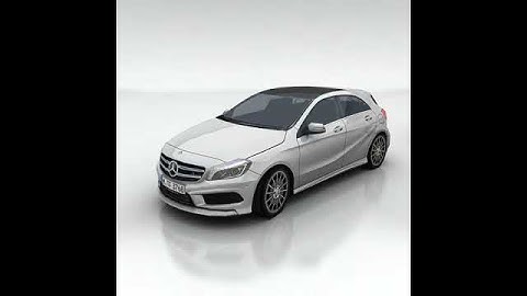 Mercedes benz A 3D model from CGTrader.com