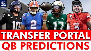 College Football Transfer Portal QB PREDICTIONS