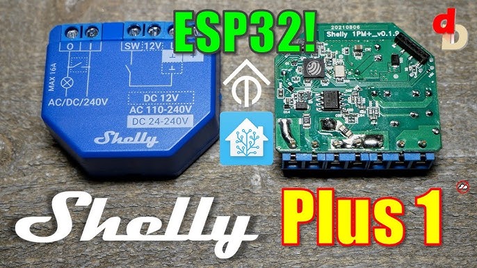 Shelly 1PM Plus Energy Metering WiFi Relay 16A (Shelly_Plus_1PM)