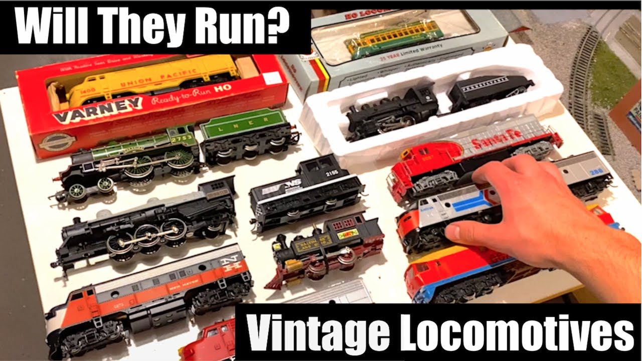 Will they Run? Vintage Locomotive Testing - YouTube