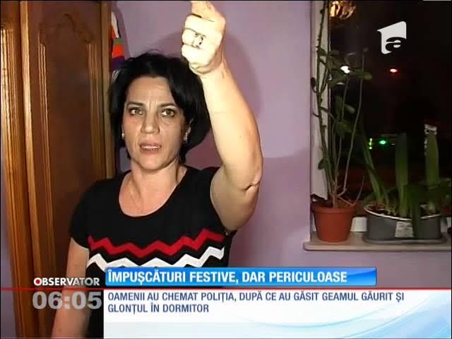 UPDATE! A fost găsit cel care a tras cu puşca de Revelion în geamul apartamentului unei familii d