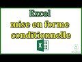 Excel mise en forme conditionnelle