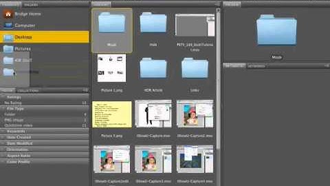 Creating Favorites in Bridge