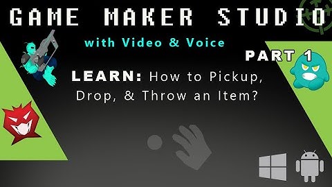 Game Maker Studio: (Part 1) How to Pickup & Drop an Item?