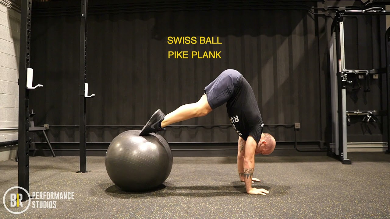 Swiss Ball Pike Plank YouTube