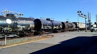 Norfolk Southern P9R with SD40-2 3487 leading a monster EMD lash-up