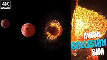 [4K] Theia Collides Into Earth | 10 MILLION PARTICLES