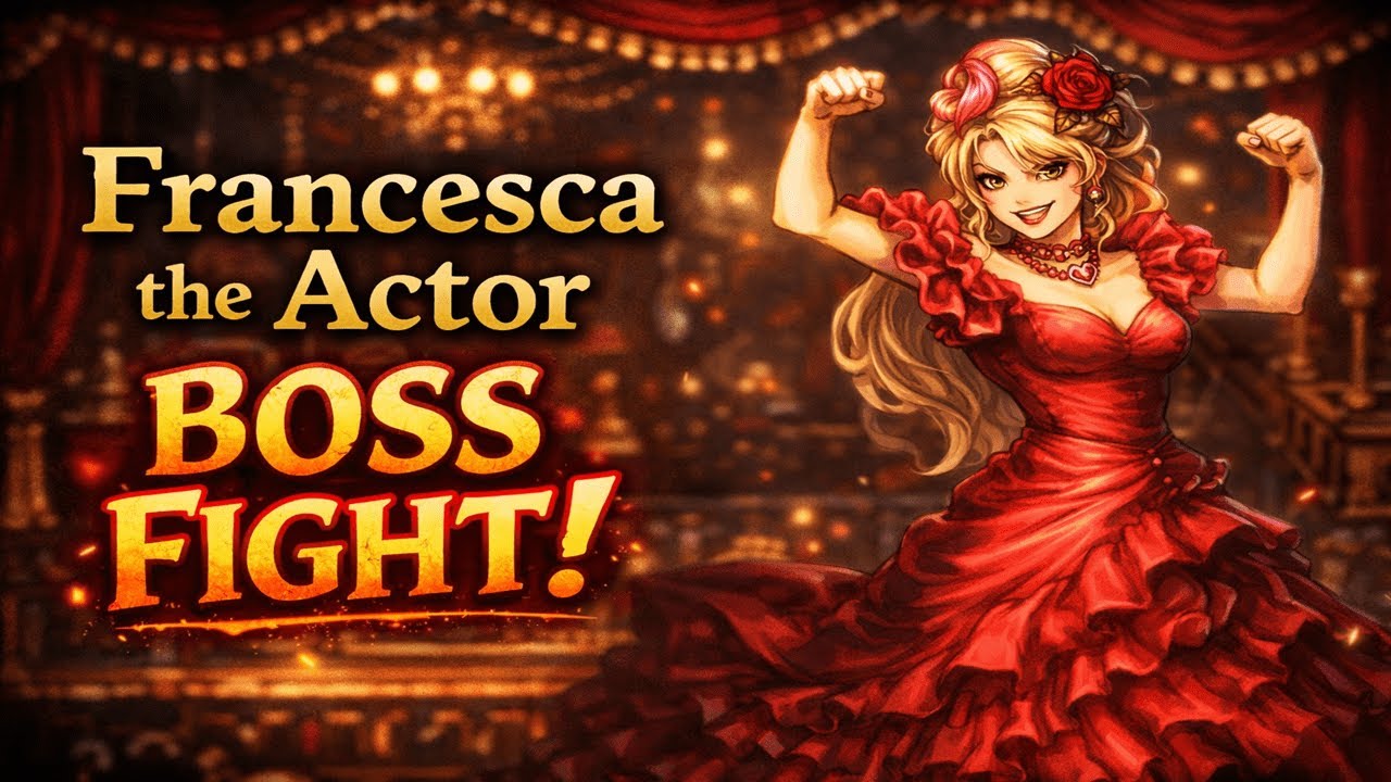 Octopath Traveler 0 - Бой с боссом Франческой-актрисой