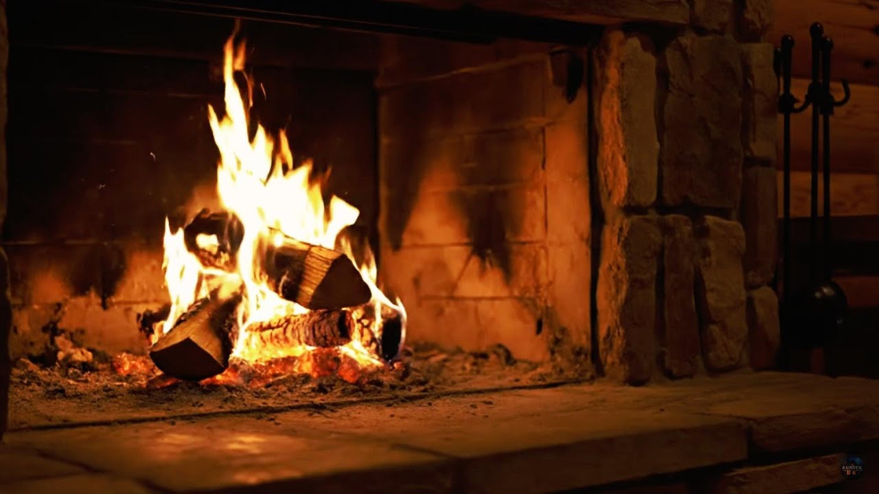 🎄Cozy Christmas Fireplace 12 HOURS | 🔥Fireplace Crackling | Holiday Ambience (No Ads) 12