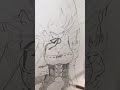 【Re：ゼロから始める異世界生活】リゼロのレムのイラストの練習　絵の描き方動画　その5　鬼化レム【KJR Drawing】#shorts