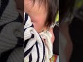【母乳育児】授乳中動きすぎ赤ちゃん【癒し】🤱