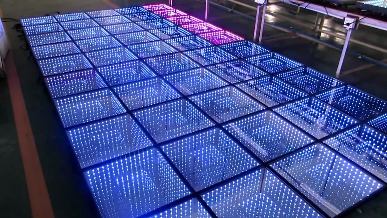 tempered glass P62.5 RGB  led  Dance Floor