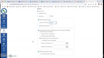Setting Up Canvas Quizzes