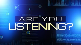 Are You Listening? (A message from Yom Teruah)