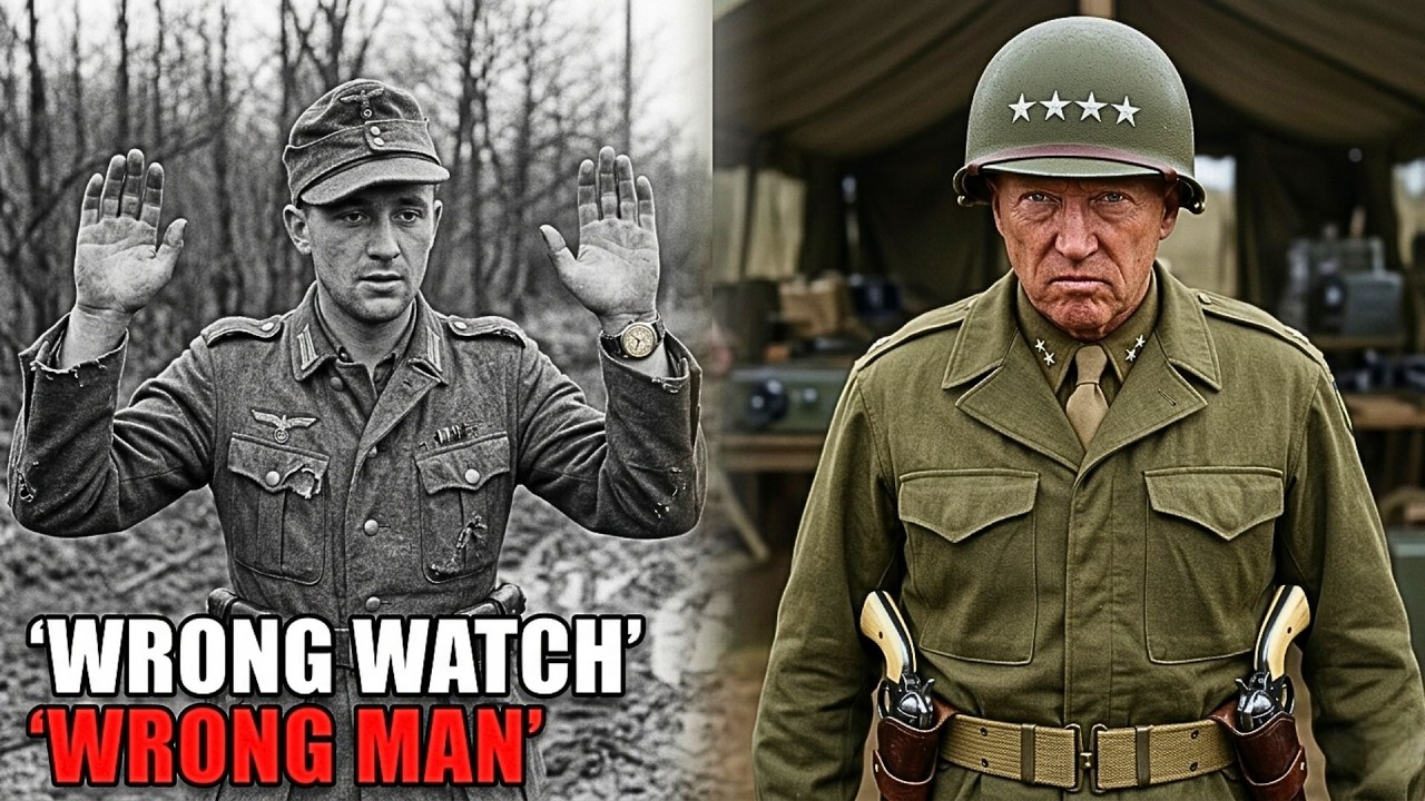 The German Soldier Surrendered Wearing a Dead American's Watch — Patton Noticed in Three Seconds