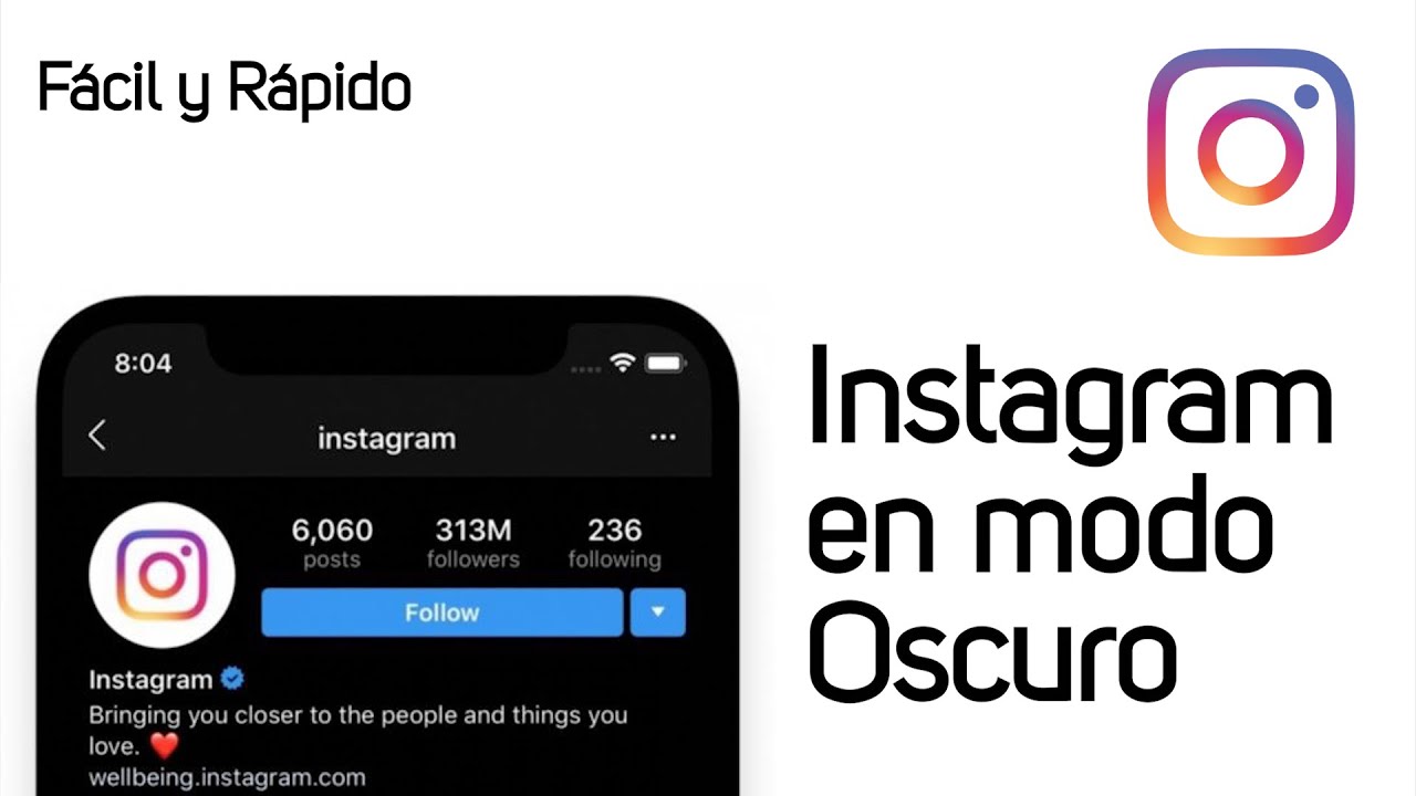 Como poner INSTAGRAM en NEGRO 【Android】 - YouTube