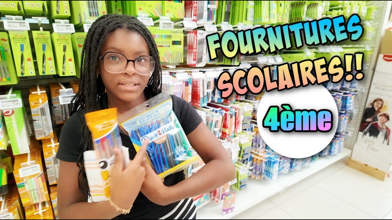 CHASSE aux FOURNITURES SCOLAIRES de MAELLIA 4 ème Collège back to school  2025