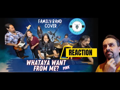 Whataya Want From Me - P!nk  Missioned Souls  family band studio cover REACTION