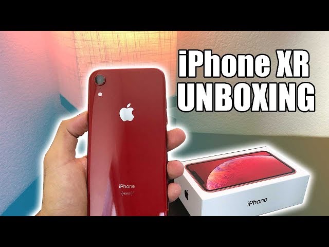 Hands on iPhone XR (Product Red) Gentleman Unboxing - YouTube