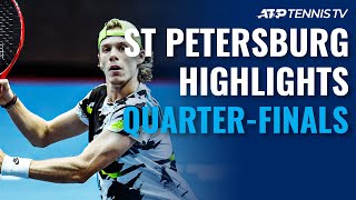 Shapovalov & Rublev Set Semi-Final Clash | St Petersburg 2020 Quarter-Final Highlights