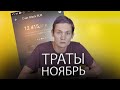 СКОЛЬКО Я ПОТРАТИЛ ЗА НОЯБРЬ ДЕНЕГ и на что