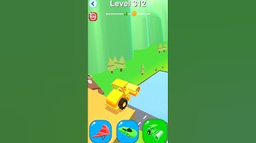 Shape shifting fun race gameplay level 311-312 #trending #gaming