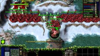 Warcraft 3: Troll and Elves SPEED X4 (Elf Gameplay)