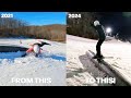 3 year park skiing progression  20212023
