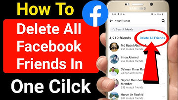 How To Delete All Facebook Friends In One Click (2025) | Delete All Facebook friends At Once click