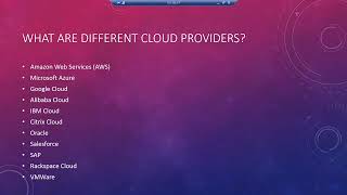 Different Cloud Providers | Citrix Cloud Course |