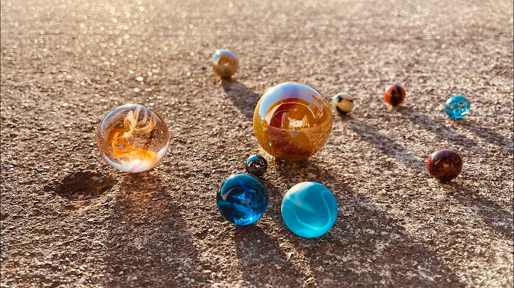 Unboxing Solar System marbles! #marbles #marble #solarsystem