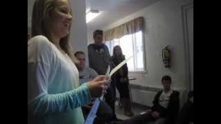 Bri Opening Her Mission Call