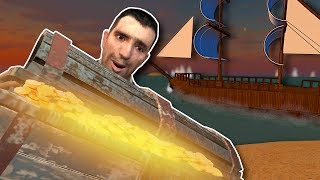 We Found a Pirate Ship & Treasure! - Garry's Mod Gameplay & Roleplay