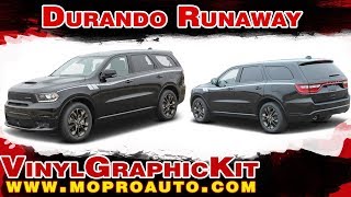 2019 Dodge Durango Stripes Side Door Decals Vinyl Graphics by MoProAuto