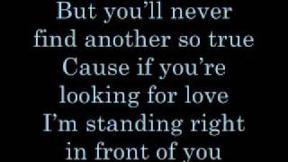 Keith Urban Standing Right In Front Of You Lyrics chords