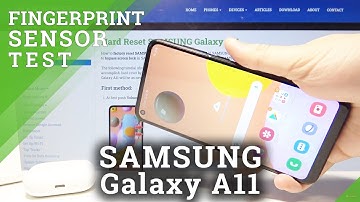 Samsung Galaxy A11 Fingerprint Sensor Test