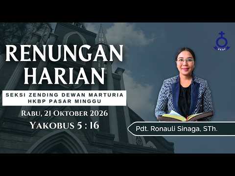 Renungan Harian Rabu, 21 Oktober 2026