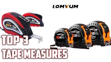 ✅  Top 3 Best Tape Measures