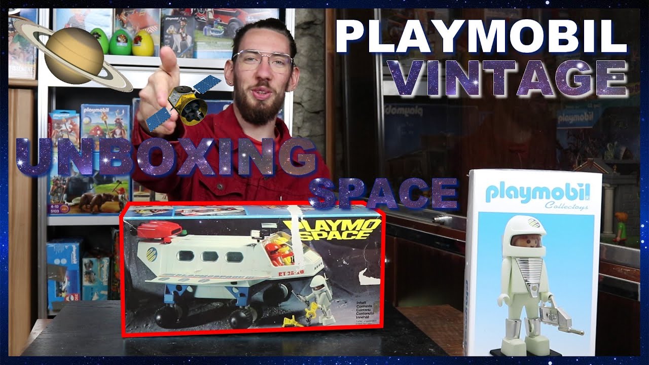 PLAYMOBIL NAVETTE SPATIALE REF 3535-A DE 1980 UNBOXING VINTAGE EN FRANCAIS 🚀🌌👩‍🚀👨‍🚀🛰☄ !