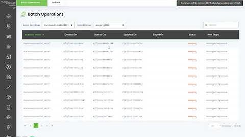 FlowWright - working with batch operations on workflow instances