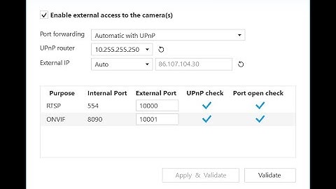 How to access DeskCamera live feed from the Internet with UPnP dynamic port mapping