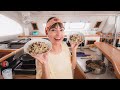 NO FRESH FOOD, no problem! Sailing The Tuamotus & Cooking at Sea