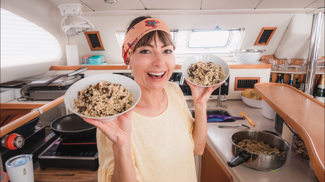 NO FRESH FOOD, no problem! Sailing The Tuamotus & Cooking at Sea