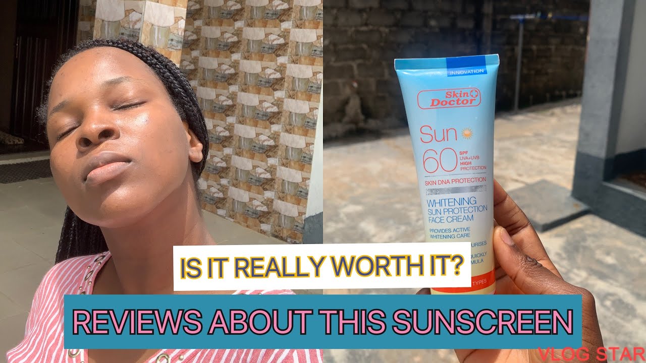 Skin-doctor sunscreen SPF 60 review //IS IT REALLY WORKING?? 