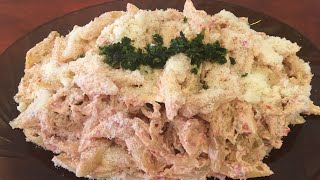 Bucatini pasta with ricotta sauce recipe.   آموزش پاستا بوكاتيني با سس ريكوتا   By parnianfood