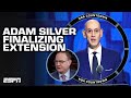 Woj: The NBA is finalizing a contract extension with Adam Silver | NBA Countdown