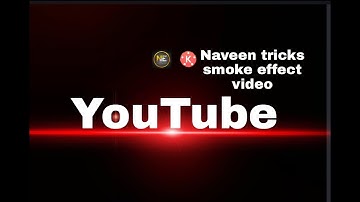 How to Make Smoke Text Reveal Animation intro in Kinemaster NC edit