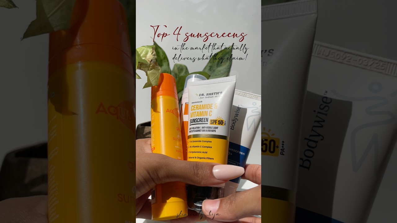 Top 4 sunscreen brands that has in vivo lab tested certificates 
